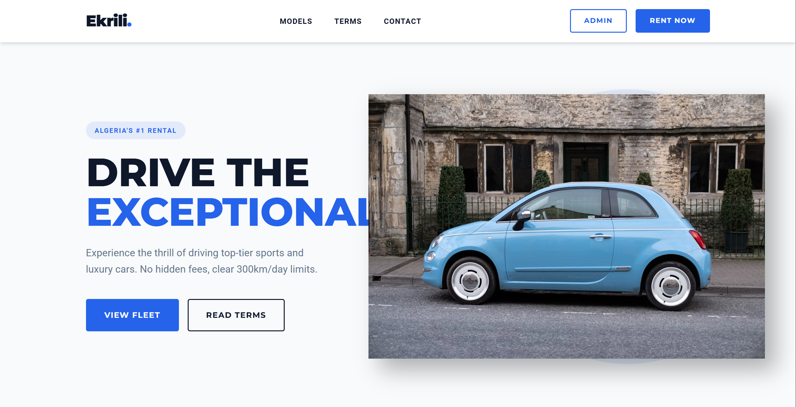 Ekrili - Car Rental Platform